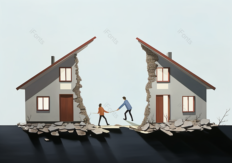 夫妻离婚,插画/手绘图,插画/手绘图库,插画/手绘图下载,插画/手绘